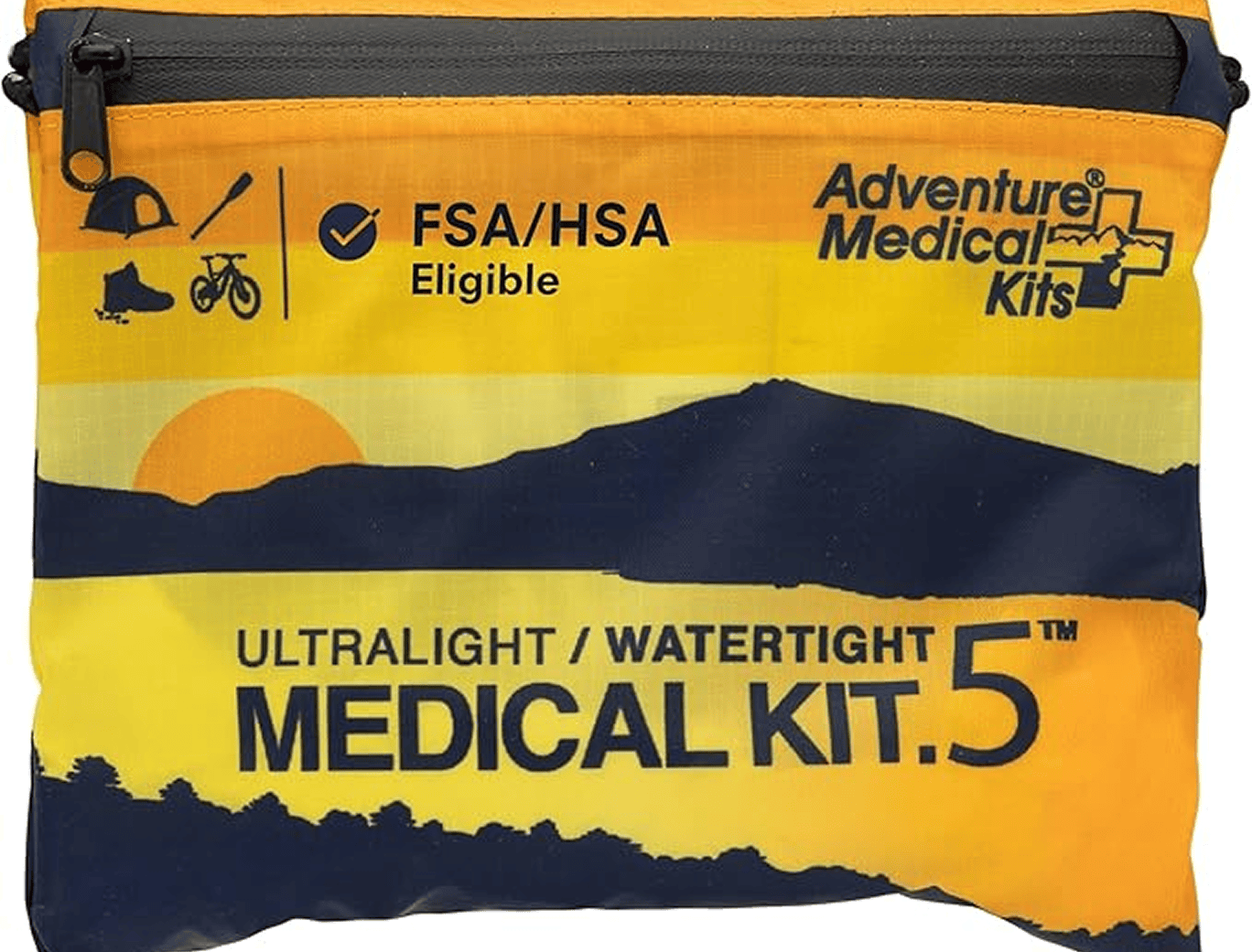 Yellow ultralight watertight medical kit bag.